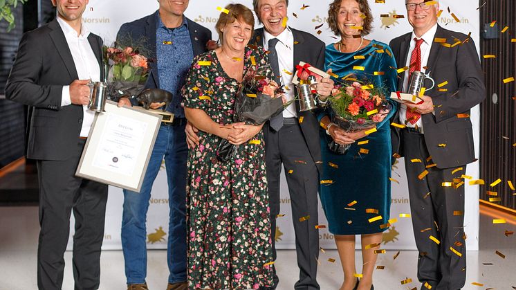 Svineavlsselskapet Norsvin har feiret sine beste avlsbesetninger. Besetningene bidrar alle til at Norsvin nå har genetikk som er etterspurt over hele verden. Foto: Norsvin. 