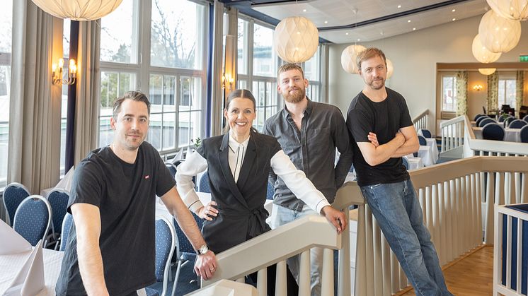 Eric Björkman Wisby Hotel Group, Anna Dahl Tillander Burgsvik Group, William Thorén och Erik ”Jerka” Johansson Sandhäxan