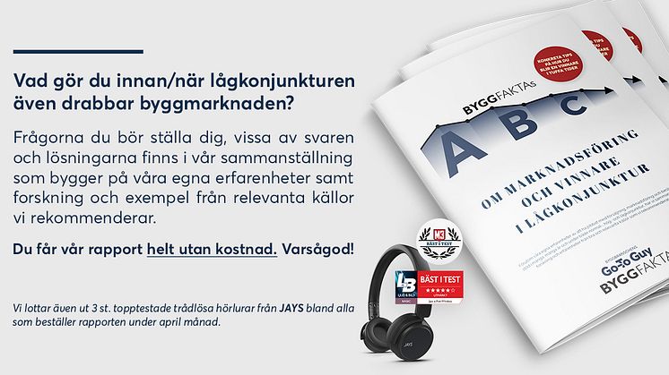 ABC om marknadsföring och vinnare i lågkonjunktur, beställ rapporten utan kostnad.
