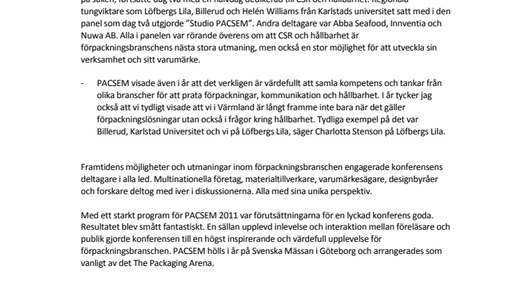 Värmländska aktörer visar vägen för en hållbar framtid