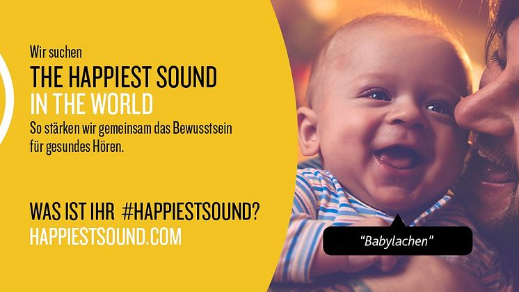 Cochlear  #HappiestSound - Mitmachen und persönliches Lieblingsgeräusch verschicken