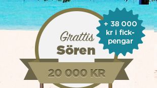 Sören vann stor bingojackpott från Miljonlotteriet – igen!