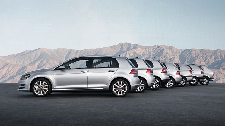 Golf 7 generationer