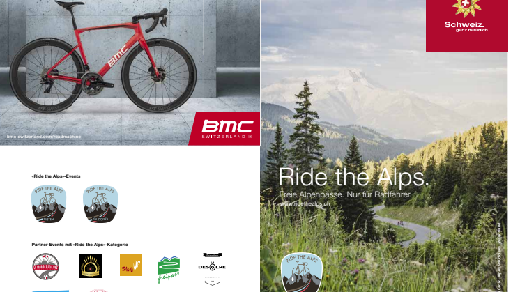 Flyer Ride the Alps