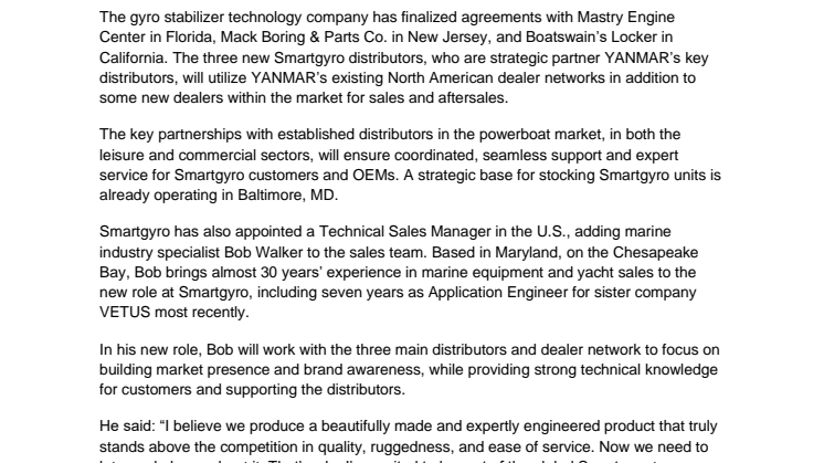 5 July 2022 - Smartgyro Announces New U.S Distributors and Sales Appointment.pdf
