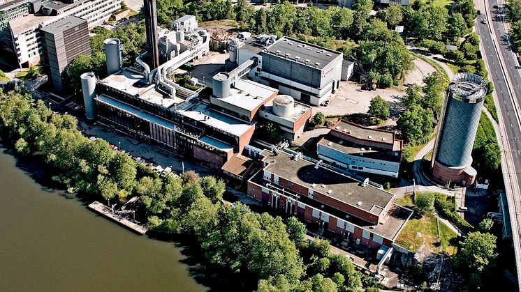 Solnaverket flygbild Foto Norrenergi AB