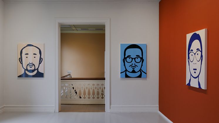 Julian Opie. Installation view JO.VRGF15@Moss. 2023. Foto_Eivind Lauritzen_4