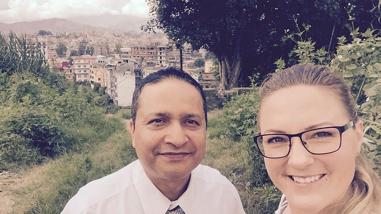 Dr. Arun Raj Kunwar og Ida Marie Ringerud