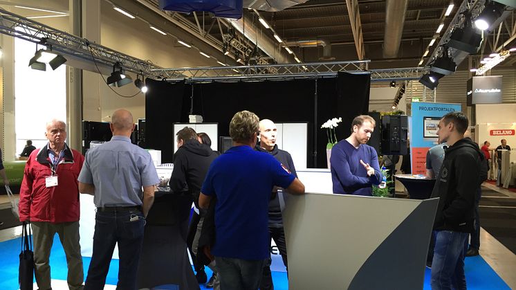 Plåt & Ventföretagens plåtmonter på Nordbygg 2016