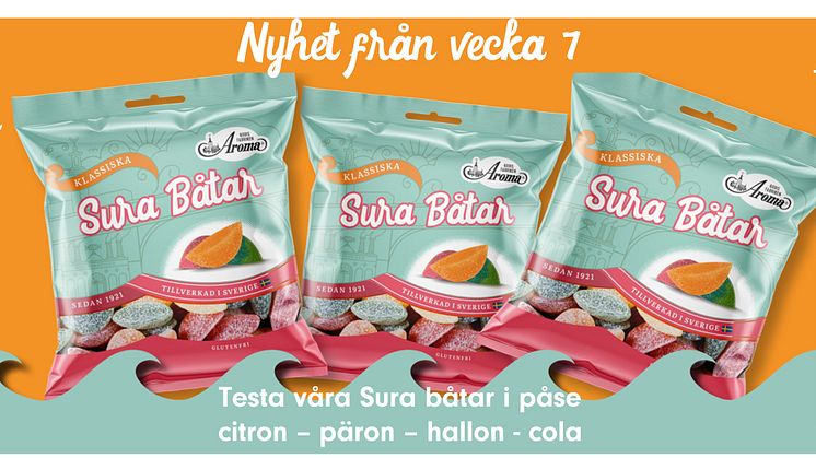 Grattis Sverige!  Nu har vår ikoniska produkt "Båten" blivit sur och hamnat i påse. Inte en dag för sent 