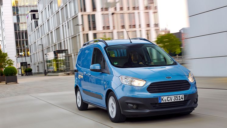 Ny Ford Transit Courier med klassens bedste økonomi og lastekapacitet