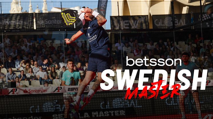Stjärnspäckade A1 padel i Halmstad får Betsson som titelsponsor