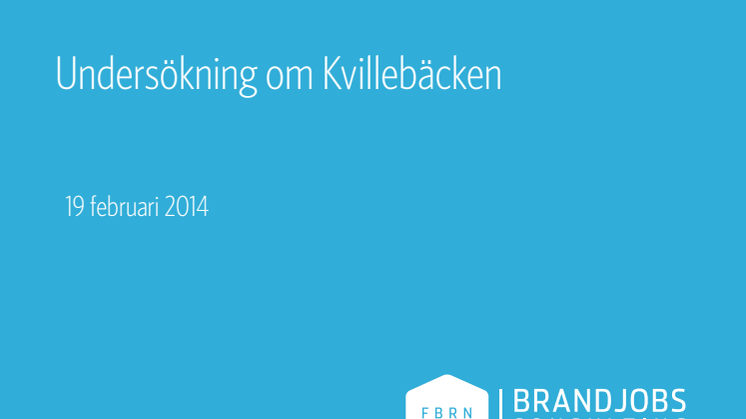Undersökning 2014