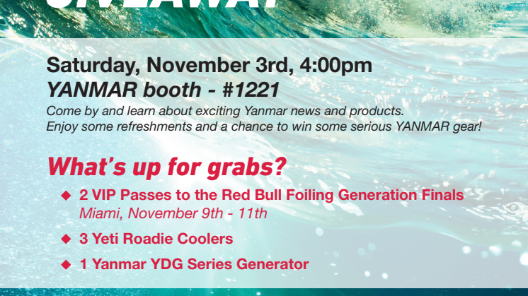 YANMAR Fort Lauderdale Giveaway event