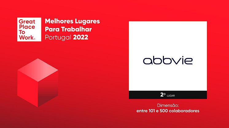 AbbVie eleita uma das melhores empresas para trabalhar em Portugal