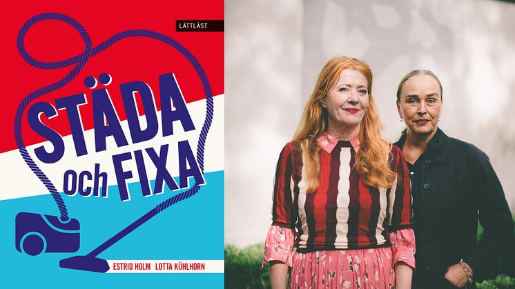 Städa och fixa heter en ny bok från LL-förlaget av Estrid Holm, formgiven av Lotta Kühlhorn.