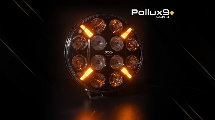 Pollux9+ Gen3 Powerboost, tillgänglig både med och utan varningsljus.