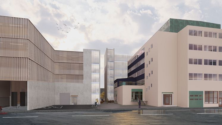 Visualisering Nattskiftet 12 & 14 - Arcona Arkitekter