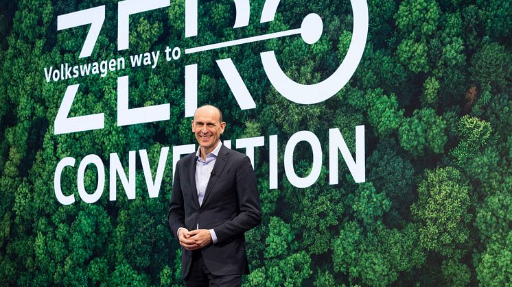 Ralf Brandstätter, CEO for Volkswagen,fremlagde på Wa-to-zero-kongressen køreplan for, hvordan koncernen bliver klimaneutral senest i 2050