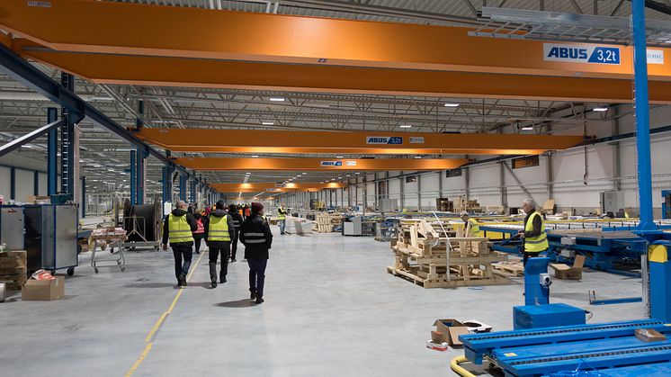 Lindbäcks nya produktionsanlägging för flerbostadshus.