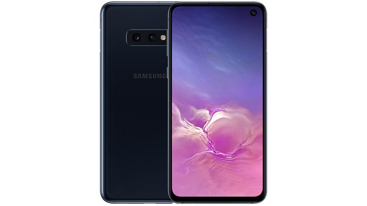 Galaxy S10e_front_back_black