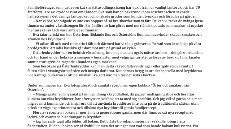 Lavendel- och kryddodling i Österlens hjärta