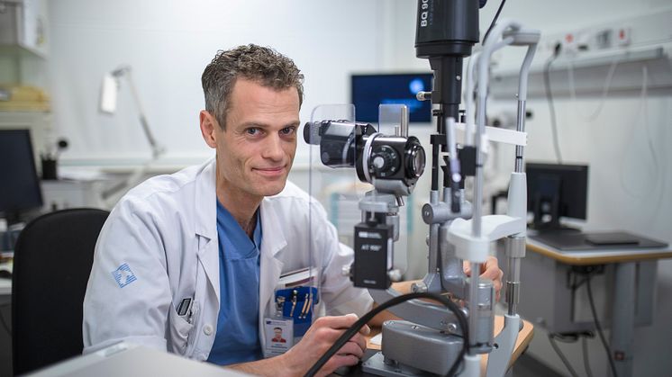 Gauti Jóhannesson vid Umeå universitet, docent och överläkare vid Institutionen för klinisk vetenskap, får störst anslag i hela landet till sitt projekt. Foto. Mattias Pettersson.