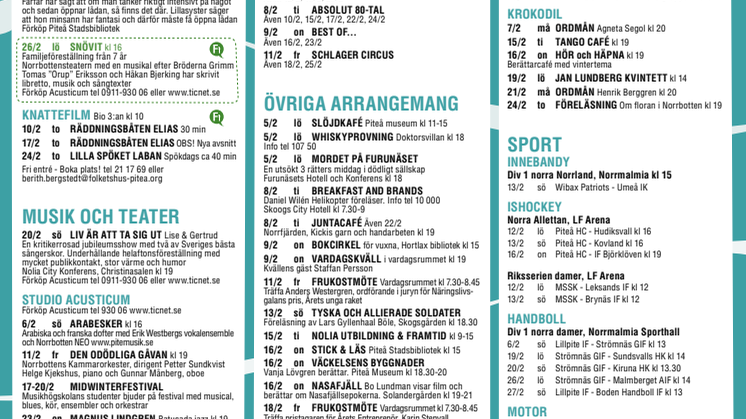 Det händer i Piteå 5-25 februari 2011