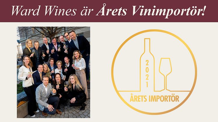 Ward Wines - Årets Vinimportör 2021