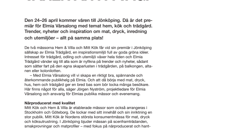 VÅREN ÄR PÅ VÄG!