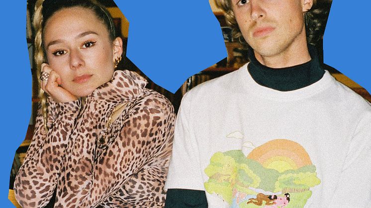 Omslag "White Ferrari" - Isak Danielson & Alba August.