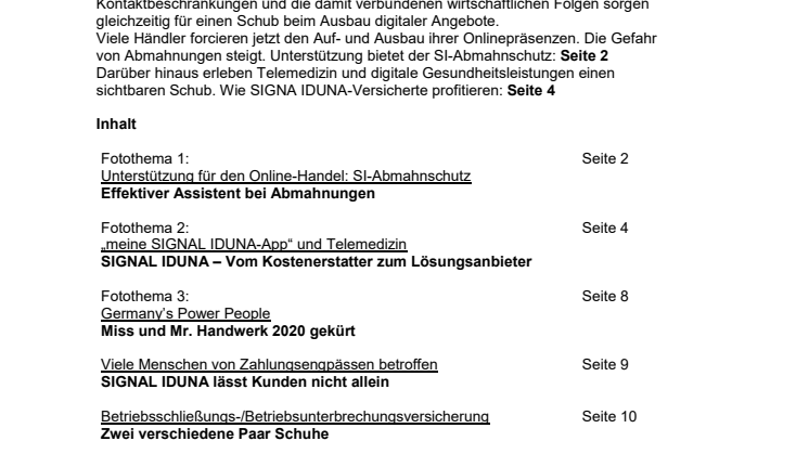 Tipps und Themen 5-2020