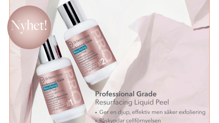 Dr. Dennis Gross Professional Grade Resurfacing Liquid Peel 2019 A4 Skylt