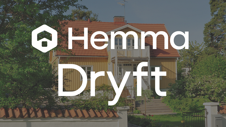 Dryft och Hemma i samarbete för att hjälpa småhusägare att energirenovera 