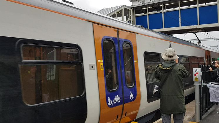 First electric passenger service leaves Bromsgrove