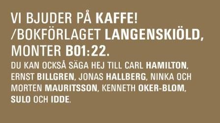 Äntligen! Bok och biblioteksmässan i Göteborg 23-26 september