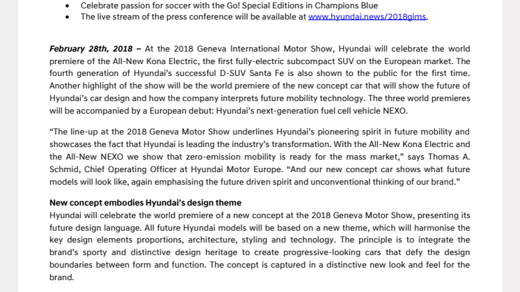 Geneve 2018: Elektrisk mobilitet fra Hyundai