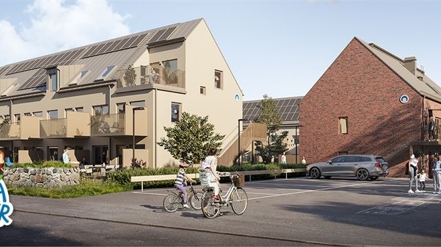Öppen visning av nya hyresrätter i centrala Åhus den 7 maj