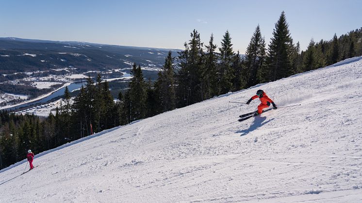 Fina förhållanden i Branäs. Foto: Sara Vintfjärd