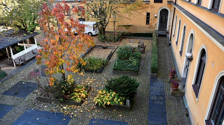 Residenset i Kristianstad, trädgårdsanläggning