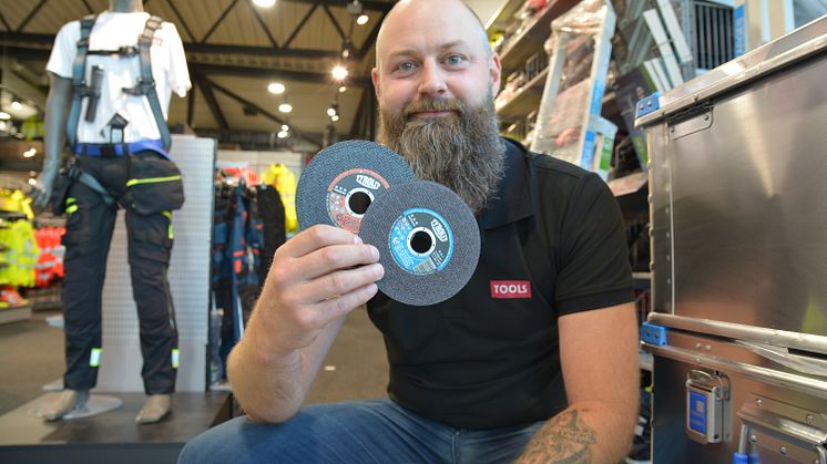 Alf Nagel med kappeskiver