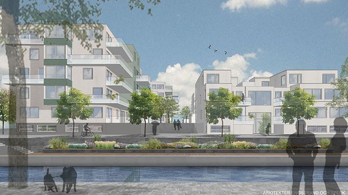 Pressinbjudan inför nyproduktion av HSB brf Strandkanalen i Gävle