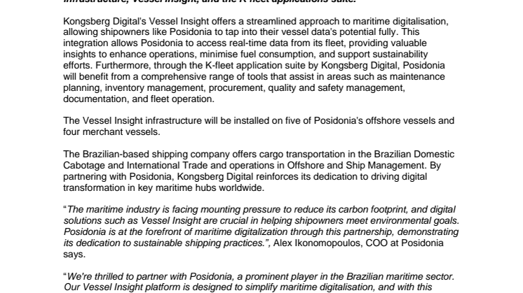 Kongsberg Digital to Digitalise Brazilian Offshore and Merchant Shipping Company Posidonia.pdf