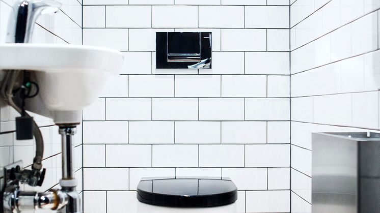 Södra Teatern - vägghängd WC