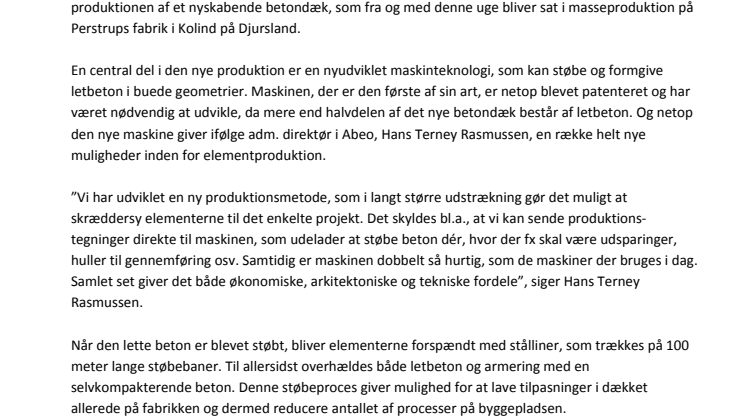 Ny dansk elementproduktion skydes i gang