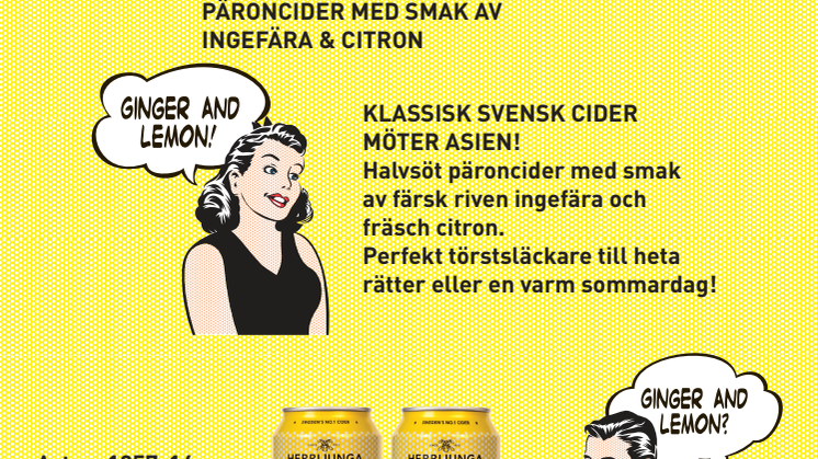 Klassisk svensk cider möter Asien!