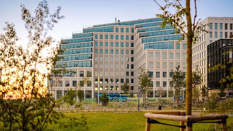Hyllie Terrass är ett av de första pilotprojekten för byggbranschens nya hållbarhetscertifiering: Sweden Green Building Councils NollCO2-certifiering.