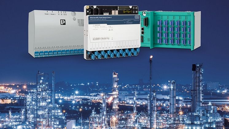 Stadig flere Ethernet-APL-feltbrytere: I takt med at Ethernet-APL-teknologien øker i omfang, kommer stadig flere svitsjlevera