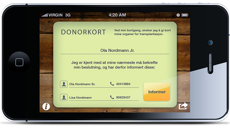 Donorkort