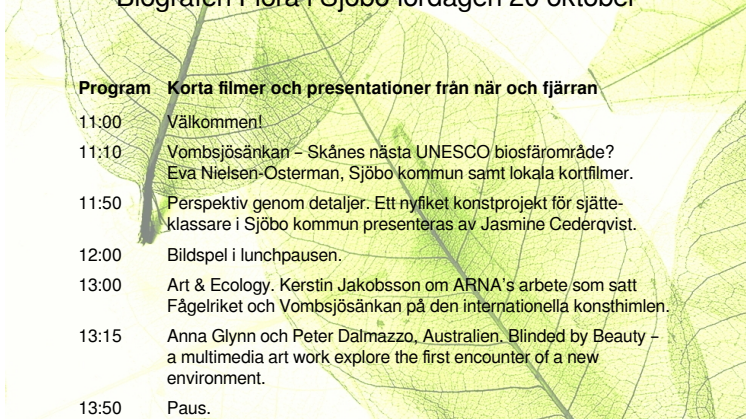 Art & Ecology - internationell foto- och filmfestival